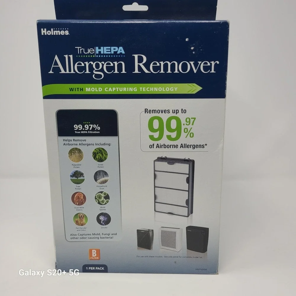 New Holmes HAPF600D True HEPA Allergen Remover B Filter NEW IN BOX LOT 4 filters